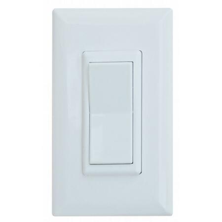 DIAMOND GRP 52595 Decor Switch With Cover - White D6K-52595